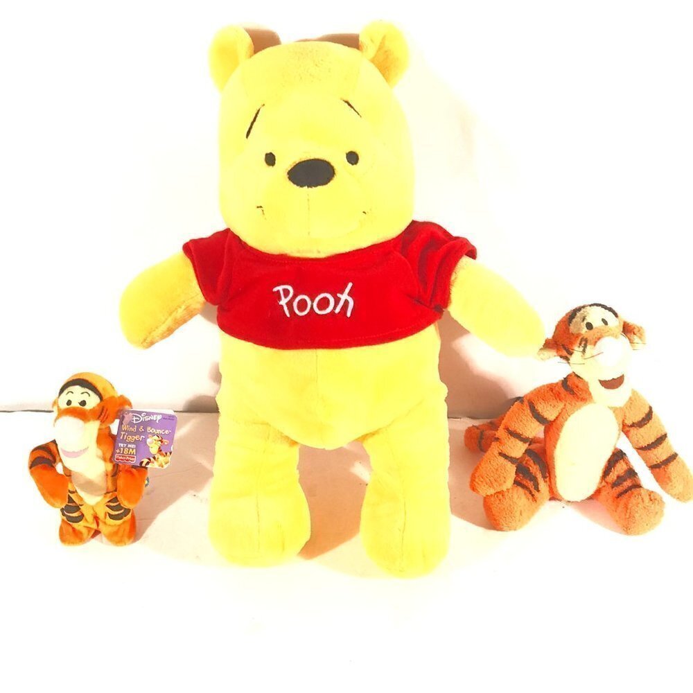 Disney Winnie the Pooh Bear Stuffed Toy Bundle